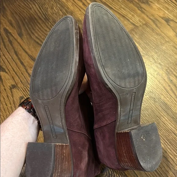 **Tommy Hilfiger Burgundy Ankle Boots** - Picture 3 of 5